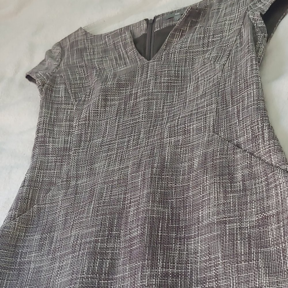 Grey tweed-like shift dress, Gap, size 4